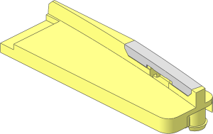 ~Train Track 9V Switch Tongue Right