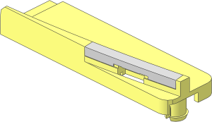 ~Train Track 9V Switch Tongue Left