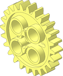 =Technic Gear 24 Tooth with Single Axle Hole