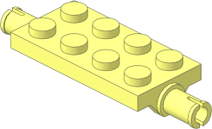 Plate  2 x  4 with Flatened Pins