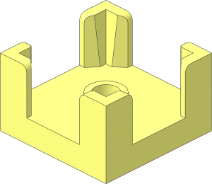 Panel  2 x  2 x  1 Corner Posts with Centre Stud