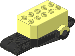 ~Motor Pull Back  4 x  9 x  2.333 Type 2 Body with Black Base