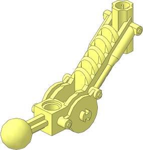 Constraction Limb  4 x  7 Bent 45 with Ball Joint and Opposing Axleholes