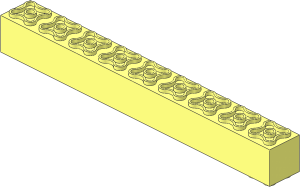 Scala Support Beam  2 x 18 with Connectors