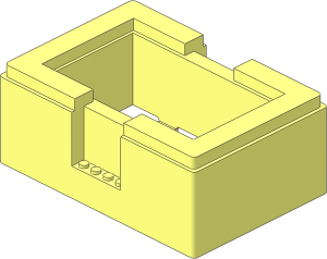 Container 16 x 11 x  6 Box Bygglek Sides