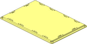 Container 32 x 22 x 12 Box Bygglek Bottom