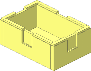 Container 32 x 22 x 12 Box Bygglek