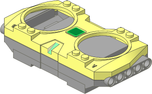 Electric Powered Up Remote Handset Body