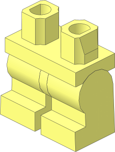 Minifig Hips and Legs Medium