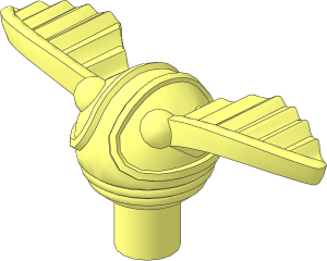 Minifig Ball Winged, HP Quidditch Golden Snitch