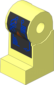 Minifig Leg Right with Insectoids Blue Circuitry Pattern
