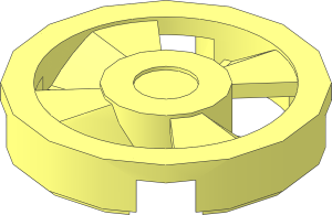 Minifig Weapon Disc Projectile