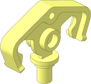 Minifig Weapon Grappling Hook Tip