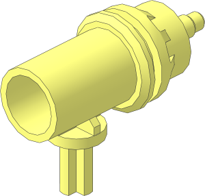 ~Pneumatic Fire Hose Nozzle Handle with Bladder or Hose Attachment