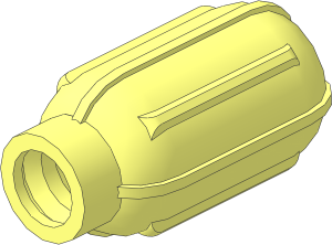Pneumatic Squeezable Bladder for Fire Hose Nozzle with Simulated Jet