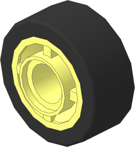 Wheel Rim  8 x 11.2 with Centre Groove and Peghole with Tyre  6/ 30 x 11