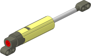 Technic Linear Actuator  8 x  2 x  2 Type 2 (Extended)