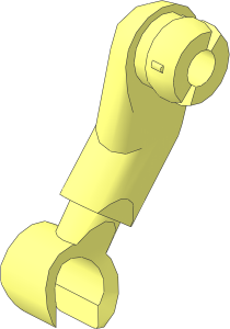Minifig Arm Right with Integral Hand