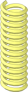Minifig Leg Spring (Straight)