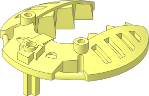 Constraction Shield  5 x  5 with Wrench with Teeth