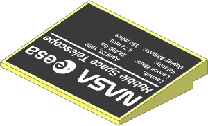 Slope Brick 10  6 x  8 with Hubble Information Sticker