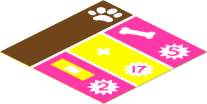 Sticker  1.9 x  1.9 with Vet Clinic Computer Display