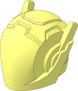Minifig Helmet with Ear Antenna