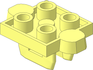 ~Car Wheel Holder  2 x  2 with Suspension - Top