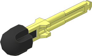 Technic Competition Arrow with Solid Shaft and Cross Shaped Rubber Black Tip