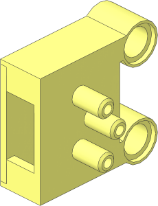 Technic Pneumatic Valve with Pegholes Box