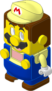 Electric Hub Mario with Hat and Blue Pants