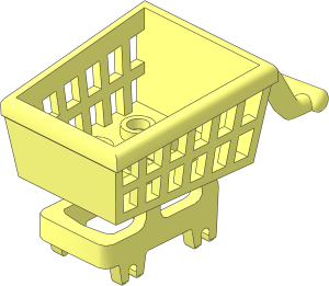 Minifig Shopping Cart Frame