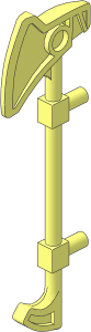 Minifig Weapon Staff Nokama