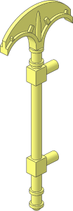 Minifig Weapon Staff Onewa