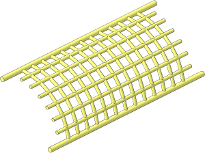 Net 16 x  8 Soccer Goal Back (Formed to fit 48298)