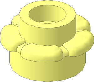 Plate  1 x  1 with  5 Petals