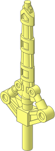 Bar  7.5L Sword with Bulges and Cylinders on Sides