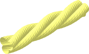 ~String Thin Twisted  0.6 mm Diameter - Straight  8.25 LDU Long