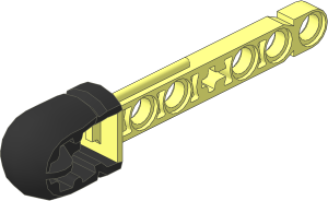 Technic Competition Arrow with Hollow Rubber Black Tip Pattern