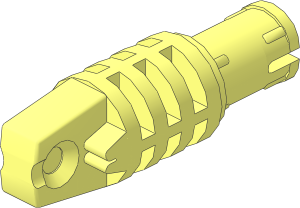 Hinge Arm Locking with Single Finger and Friction Pin with Rectangular Centre Hole