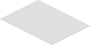 =Sticker  2.9 x  3.9 with Chrome Silver Mirror