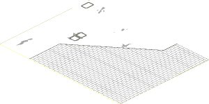 Sticker  5.7 x  7.7 with SW X-wing Starfighter Lower Left Wing Panel