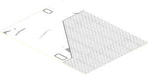 Sticker  5.7 x  7.7 with SW X-wing Starfighter Lower Right Wing Panel