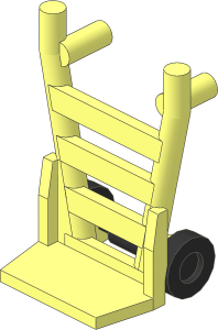 Minifig Hand Truck (Complete)