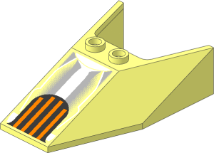 Windscreen  6 x  4 x  1.333 Airplane with SW Grille Pattern