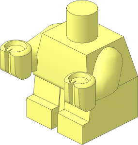 Minifig Baby Body