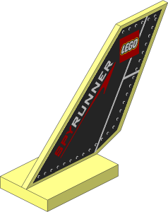 Tail Shuttle  2 x  6 x  4 with "Spyrunner" Sticker