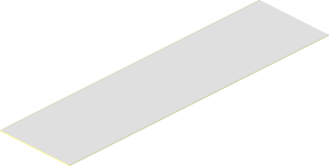 Sticker  5.6 x  1.5 Chrome