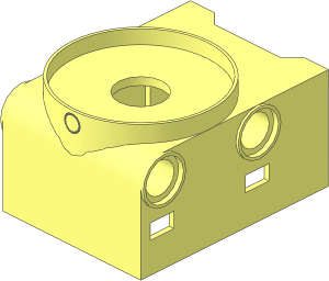 ~Electric Powered Up Small Angular Motor Front Top