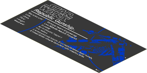 Sticker  7.5 x 15.5 with SW Republic Gunship Specifications